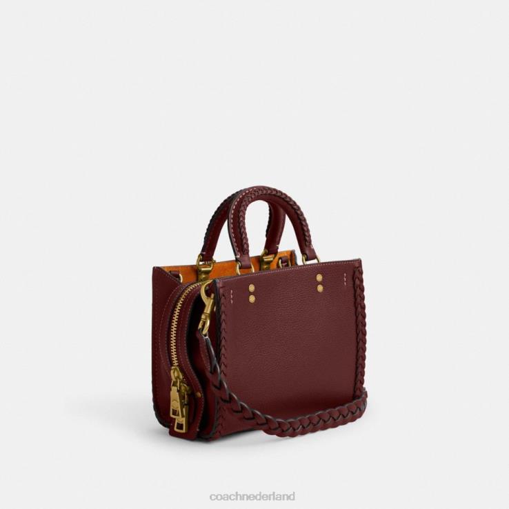 Coach vrouwen rogue 20 met vlecht b4/wijn 0226480