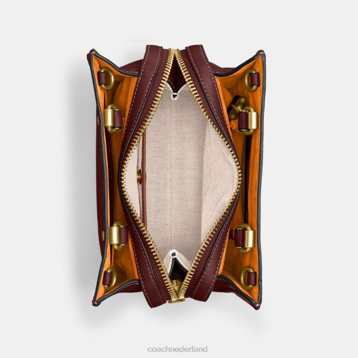Coach vrouwen rogue 20 met vlecht b4/wijn 0226480