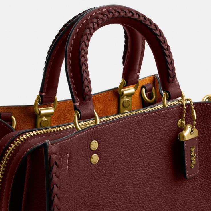 Coach vrouwen rogue 20 met vlecht b4/wijn 0226480