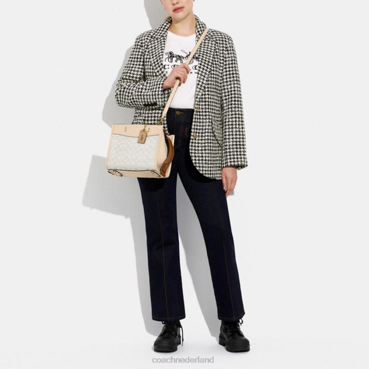 Coach vrouwen rogue 25 van kenmerkend textieljacquard b4/krijt ivoor multi 0226479