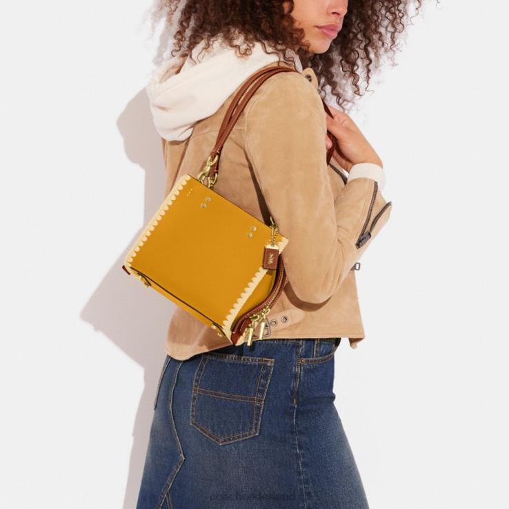 Coach vrouwen schurkenstaat 20 met haakwerk b4/boterbloem 0226478