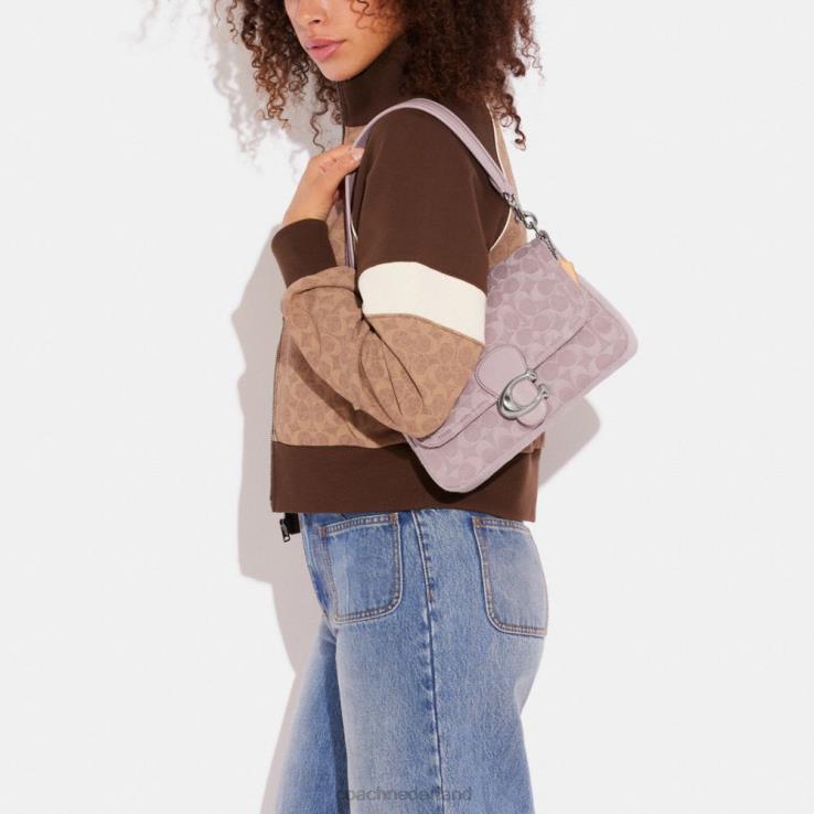 Coach vrouwen Zachte tabby schoudertas van kenmerkend denim lh/lichtpaars 02264154