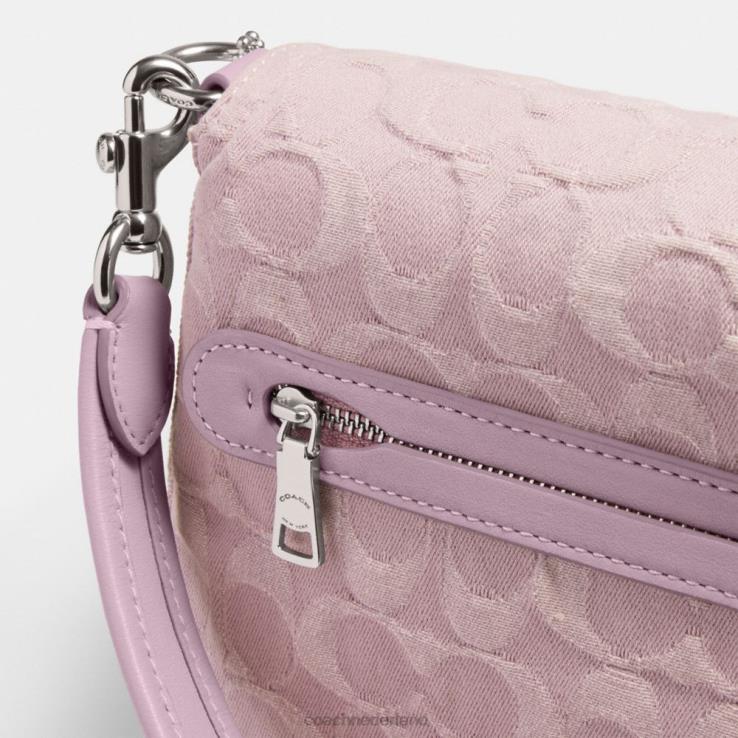 Coach vrouwen Zachte tabby schoudertas van kenmerkend denim lh/lichtpaars 02264154