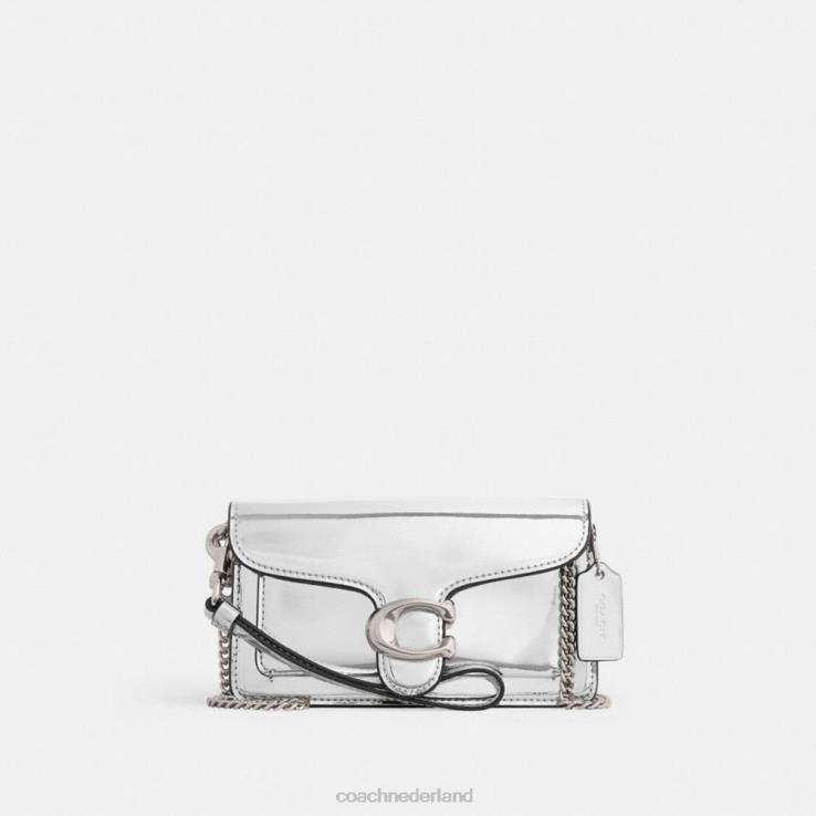 Coach vrouwen tabby crossbodytas in zilver metallic lh/zilver 02264148