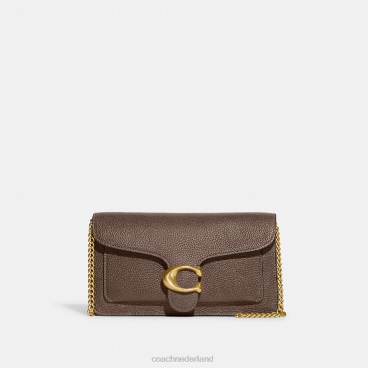 Coach vrouwen tabby kettingkoppeling b4/donkere steen 02264157