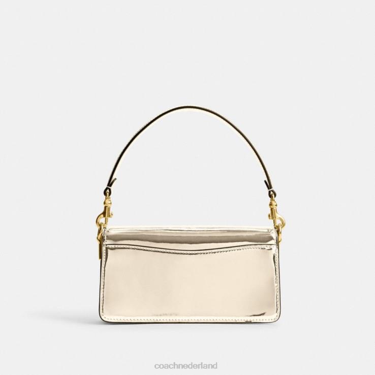 Coach vrouwen tabby schoudertas 20 in zilver metallic b4/goud 02264108
