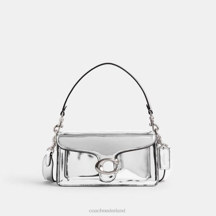 Coach vrouwen tabby schoudertas 20 in zilver metallic lh/zilver 02264142