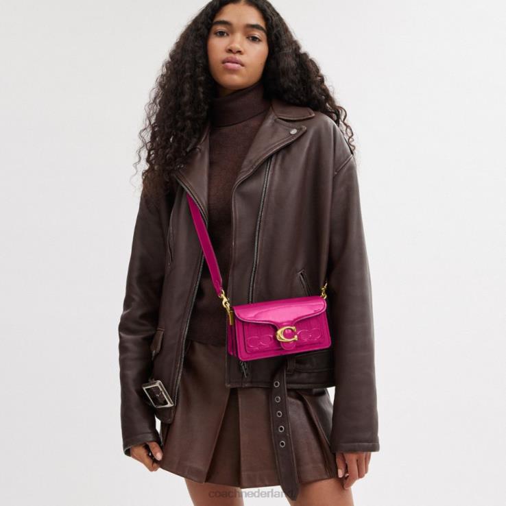 Coach vrouwen tabby schoudertas 20 van kenmerkend leer b4/magenta 02264146