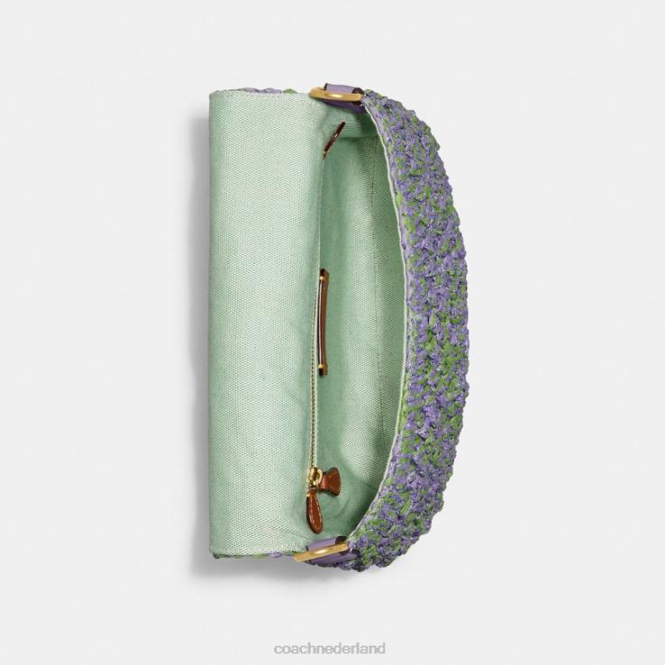 Coach vrouwen zachte tabby schoudertas b4/lichtpaars/zachtgroen 02264135