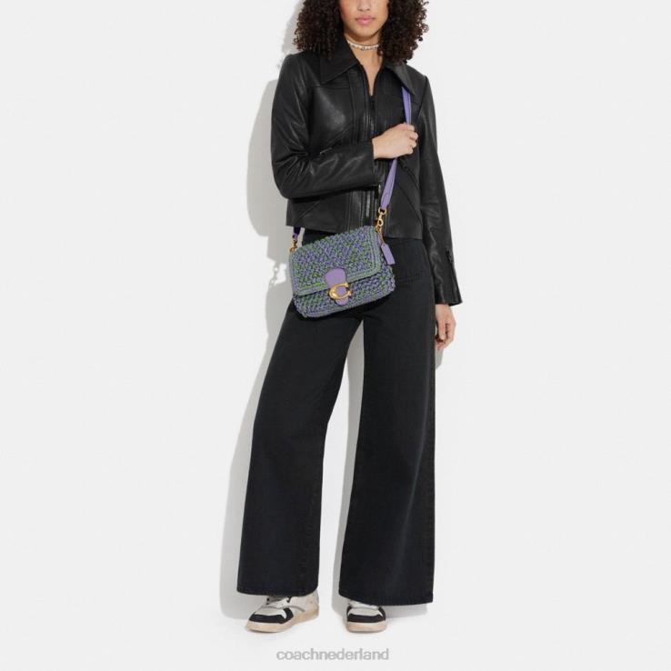 Coach vrouwen zachte tabby schoudertas b4/lichtpaars/zachtgroen 02264135