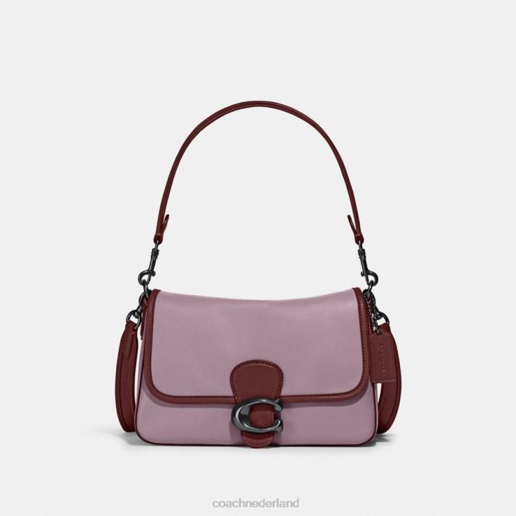 Coach vrouwen zachte tabby schoudertas in colorblock v5/ijspaars multi 02264132