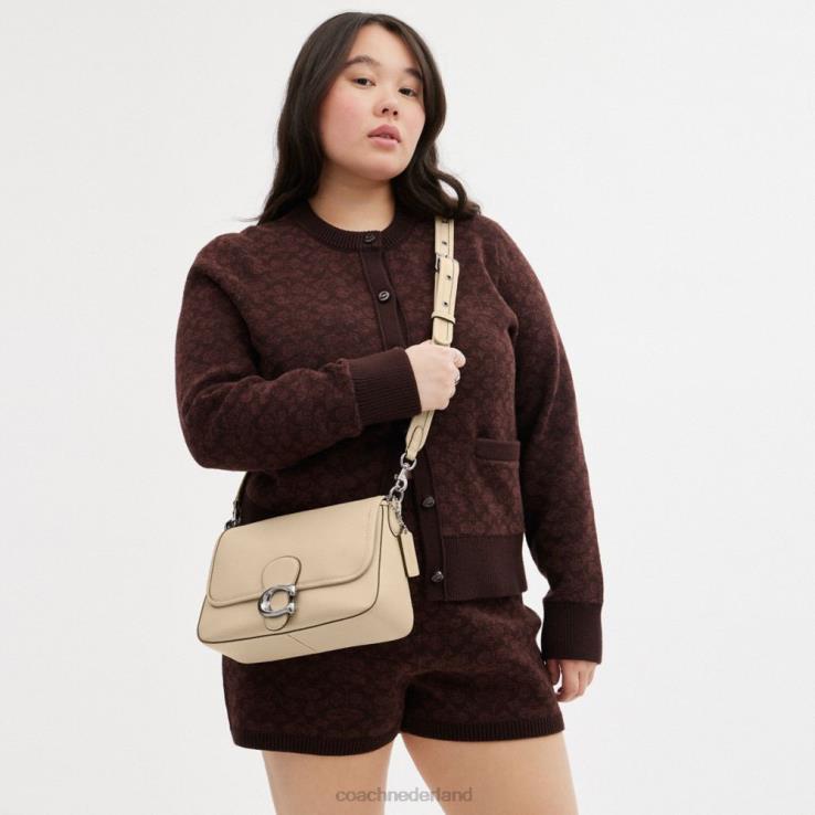 Coach vrouwen zachte tabby schoudertas links/ivoor 02264102
