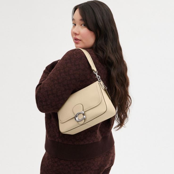 Coach vrouwen zachte tabby schoudertas links/ivoor 02264102
