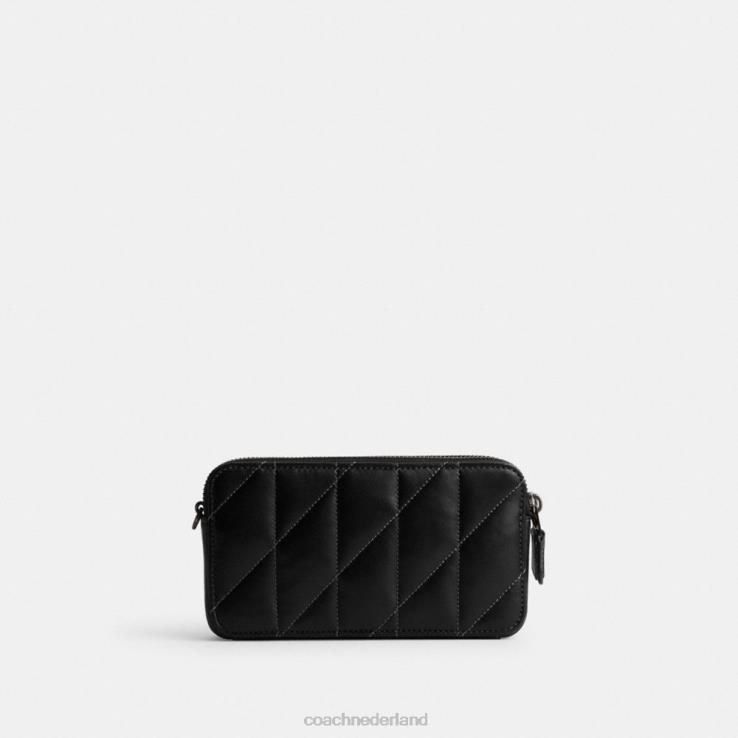 Coach vrouwen kira crossbody met kussenquilt v5/zwart 02264311