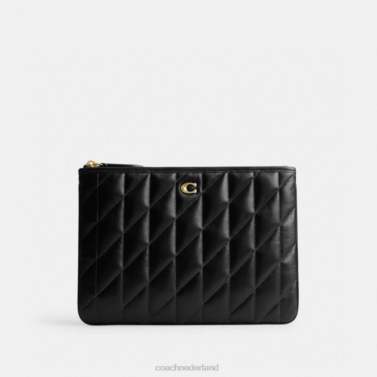 Coach vrouwen zakje 28 met kussenquilt b4/zwart 02264308
