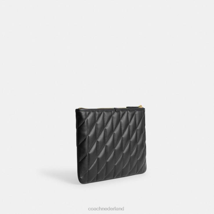 Coach vrouwen zakje 28 met kussenquilt b4/zwart 02264308