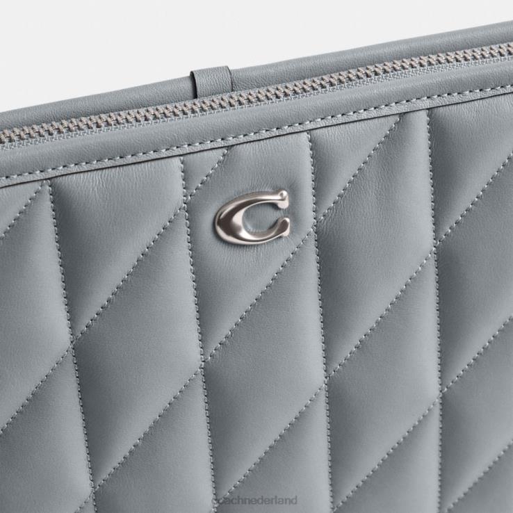 Coach vrouwen zakje 28 met kussenquilt lh/grijsblauw 02264309