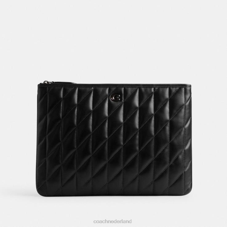 Coach vrouwen zakje 33 met kussenquilt v5/zwart 02264307