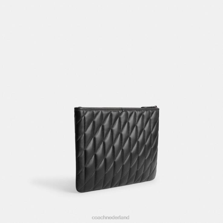 Coach vrouwen zakje 33 met kussenquilt v5/zwart 02264307
