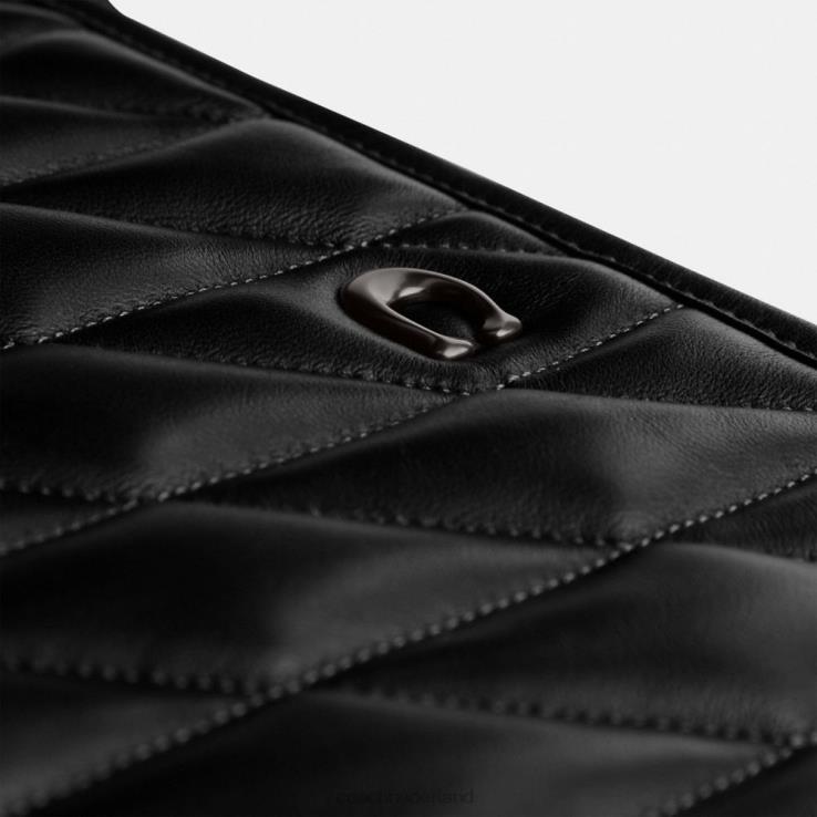 Coach vrouwen zakje 33 met kussenquilt v5/zwart 02264307