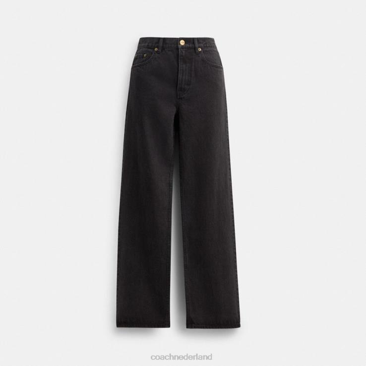 Coach vrouwen boyfriendjeans zwart 02264505