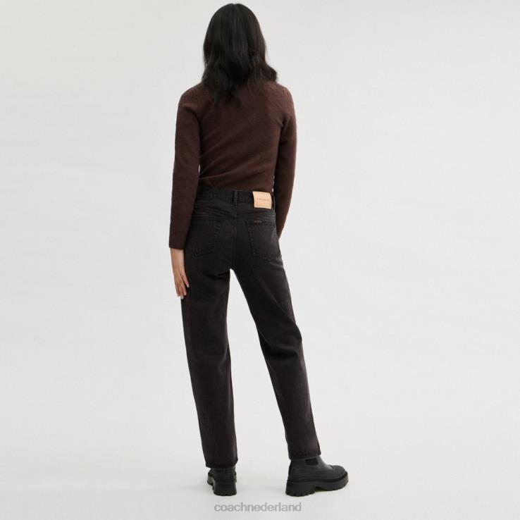 Coach vrouwen boyfriendjeans zwart 02264505