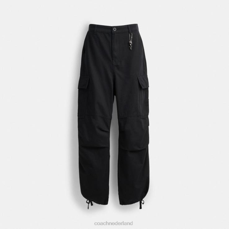 Coach vrouwen cargo broek zwart 02264501