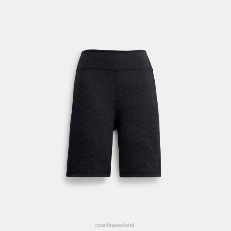 Coach vrouwen kenmerkende bikershort houtskool handtekening 02264514