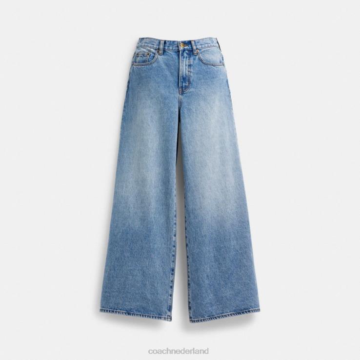 Coach vrouwen loom broek lichtblauw 02264503