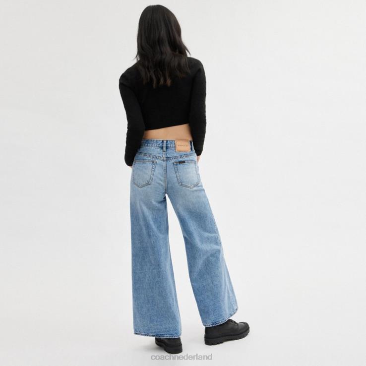 Coach vrouwen loom broek lichtblauw 02264503
