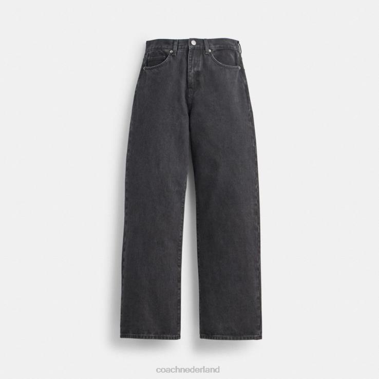 Coach vrouwen losvallende jeans zwart 02264511
