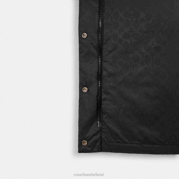 Coach vrouwen halflange puffer zwart 02264441