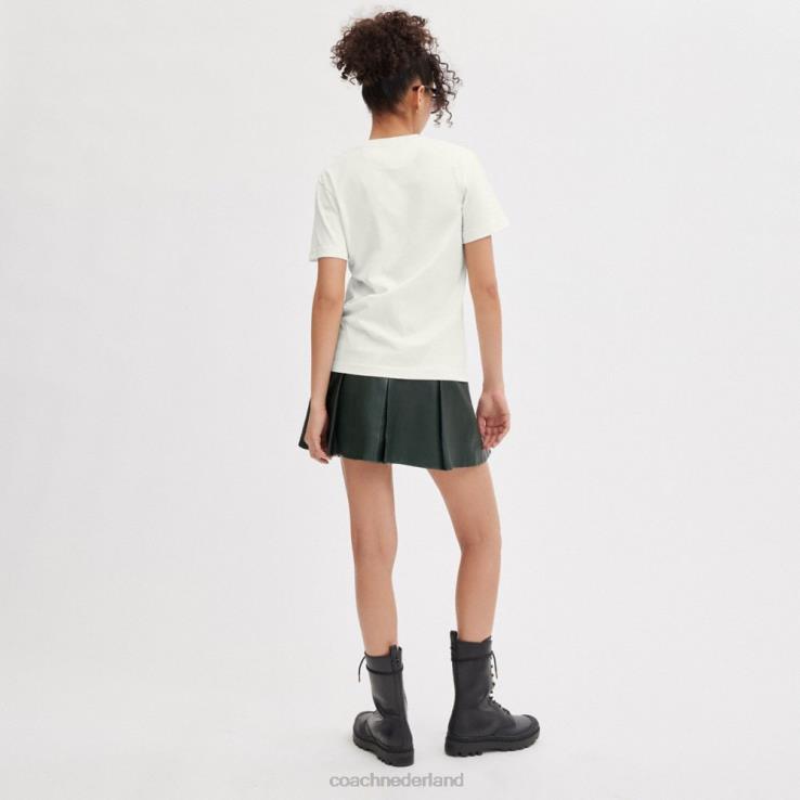 Coach vrouwen paard en wagen t-shirt wit. 02264493
