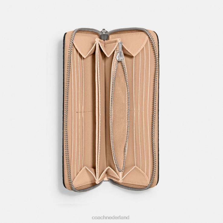 Coach vrouwen accordeon portemonnee met ritssluiting lh/buff 02264319