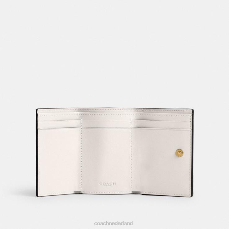 Coach vrouwen essentiële mini driebladige portemonnee b4/krijt 02264351