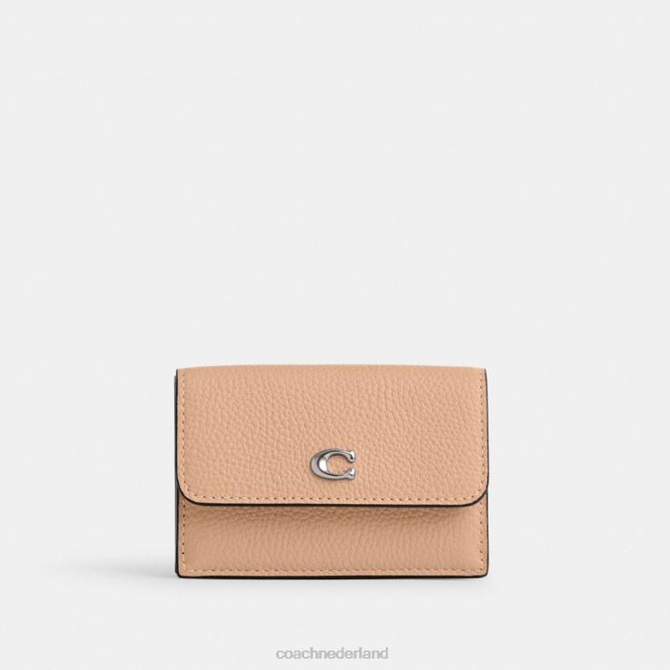 Coach vrouwen essentiële mini driebladige portemonnee lh/buff 02264346