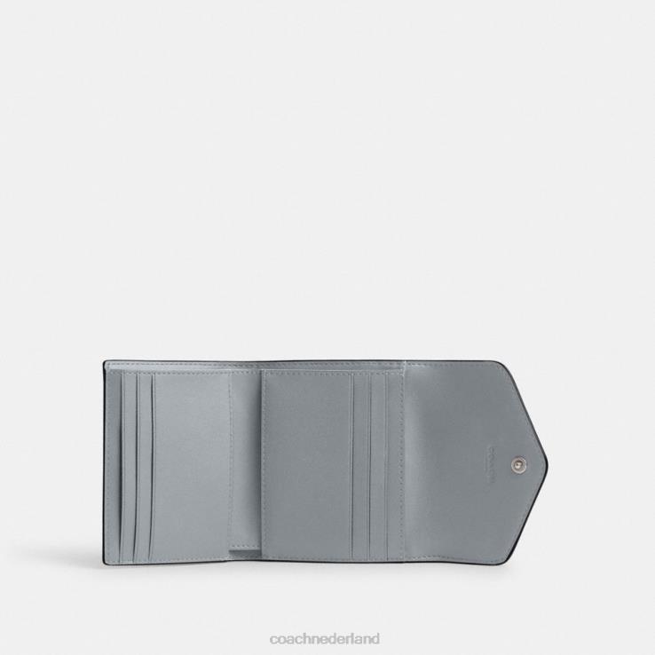 Coach vrouwen kleine portemonnee lh/grijsblauw 02264350