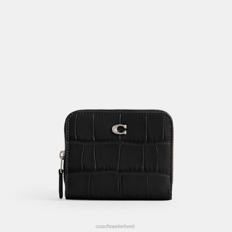 Coach vrouwen portemonnee met portemonnee links/zwart 02264344