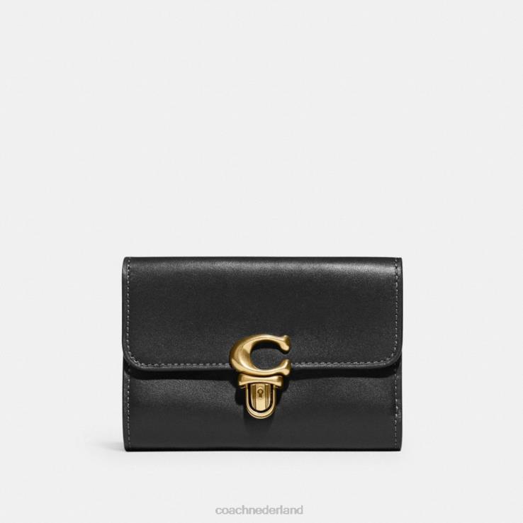 Coach vrouwen studio middelgrote portemonnee b4/zwart 02264341
