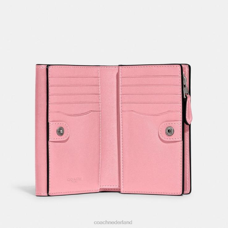 Coach vrouwen studio middelgrote portemonnee lh/bloem roze 02264334