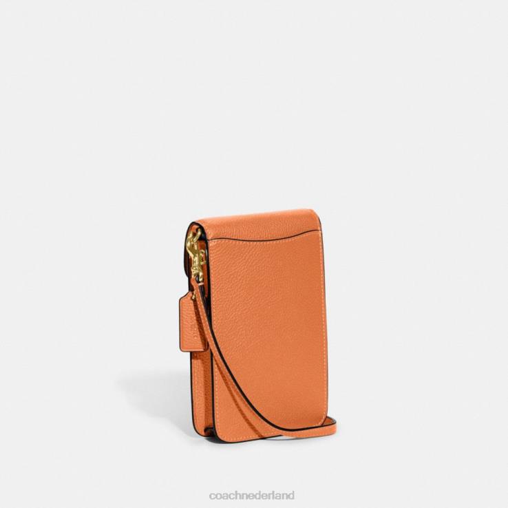 Coach vrouwen telefoon crossbody b4/vervaagd oranje 02264387