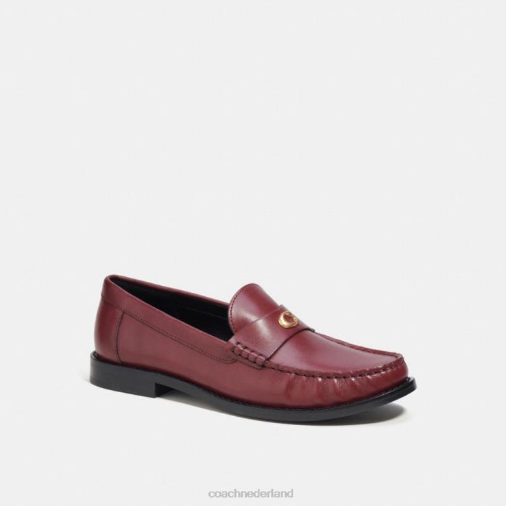 Coach vrouwen Jolene loafer wijn 02264395