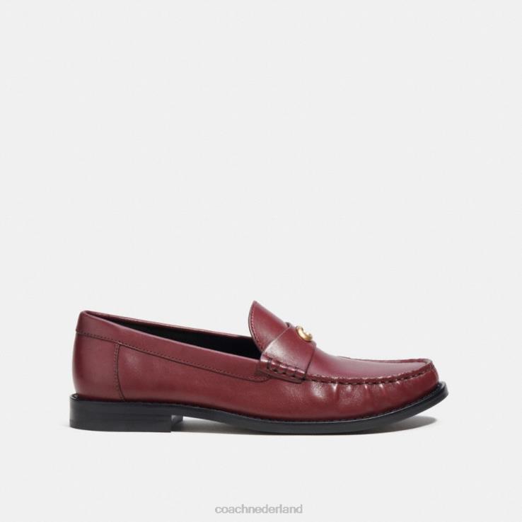 Coach vrouwen Jolene loafer wijn 02264395