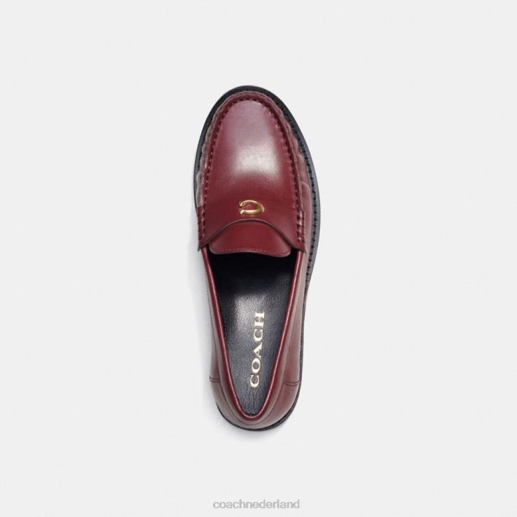 Coach vrouwen Jolene loafer wijn 02264395