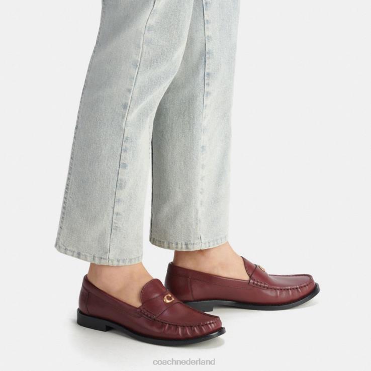 Coach vrouwen Jolene loafer wijn 02264395