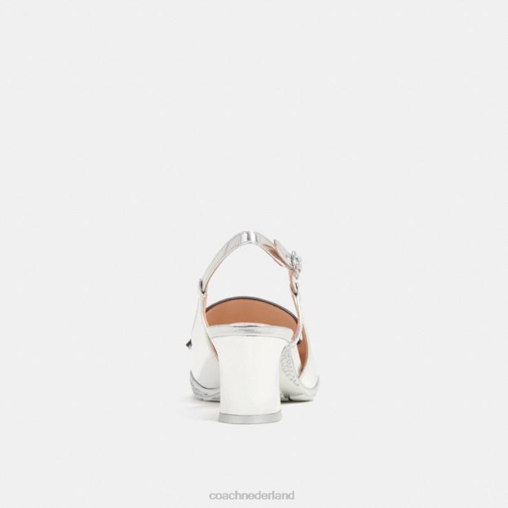 Coach vrouwen nikola hybride slingback zilver 02264411