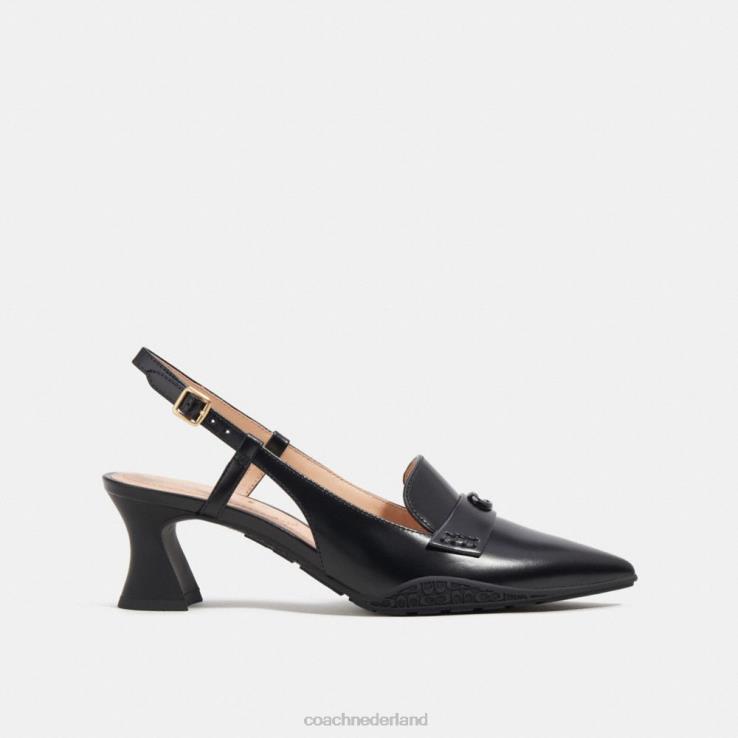 Coach vrouwen nikola hybride slingback zwart 02264417