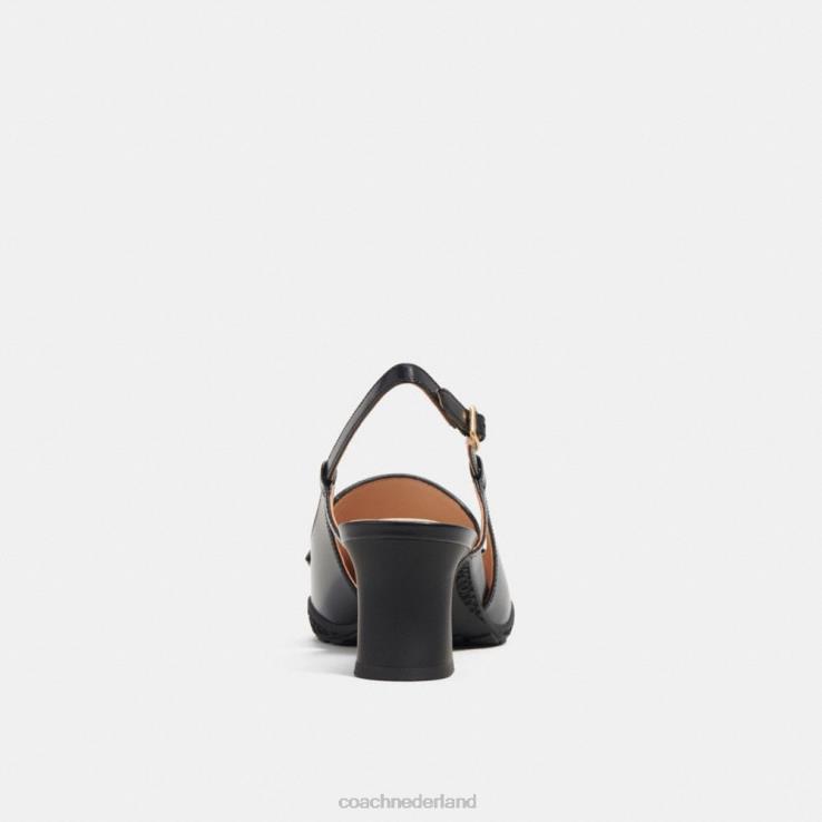 Coach vrouwen nikola hybride slingback zwart 02264417
