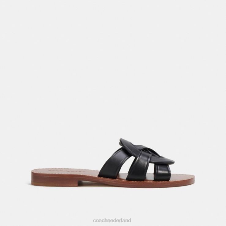 Coach vrouwen issa sandaal zwart 02264426