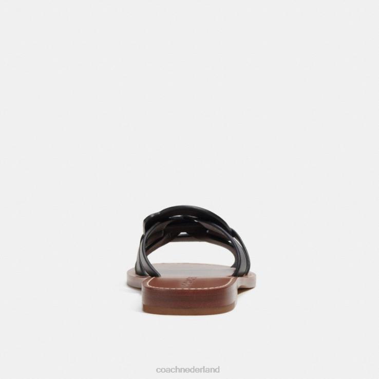 Coach vrouwen issa sandaal zwart 02264426